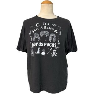 Disney Hocus Focus Graphic Shirt Black Large